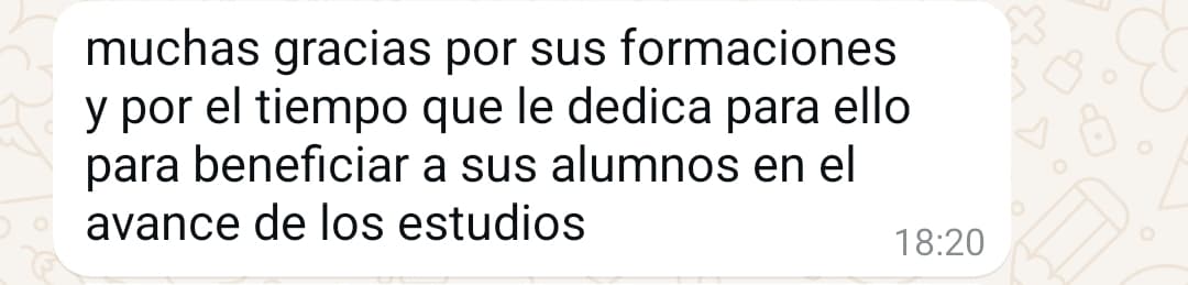 Comentário em espanhol 01
